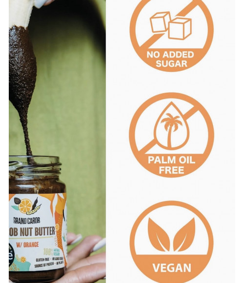 Carob-Nusscreme mit Orangen