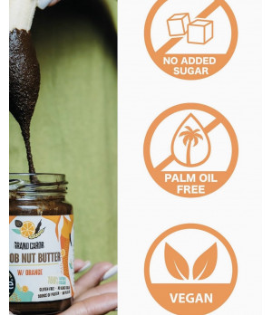 Carob-Nusscreme mit Orangen