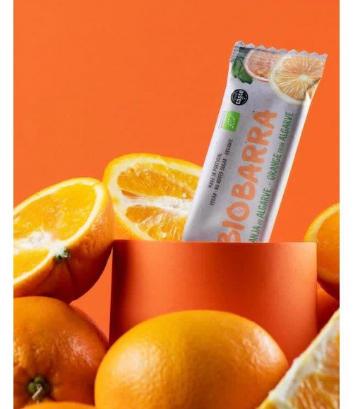 Bio Energie Riegel mit Orange