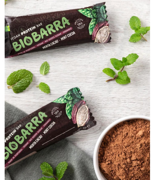 Bio Energie Riegel mit Minze und Kakao / After Eight